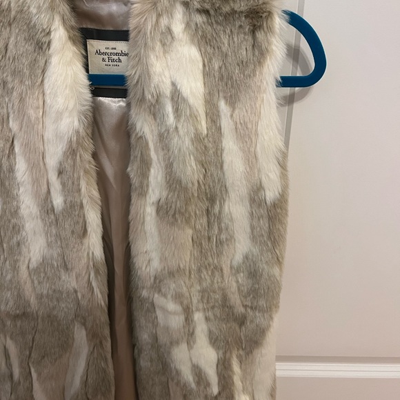 Abercrombie & Fitch Faux Fur Vest - Picture 2 of 4